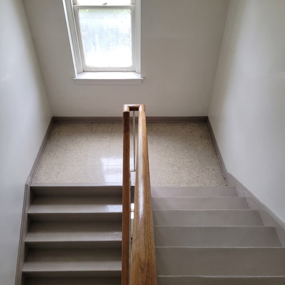 Treppenhausreinigung – nachher (Symbolbild)
